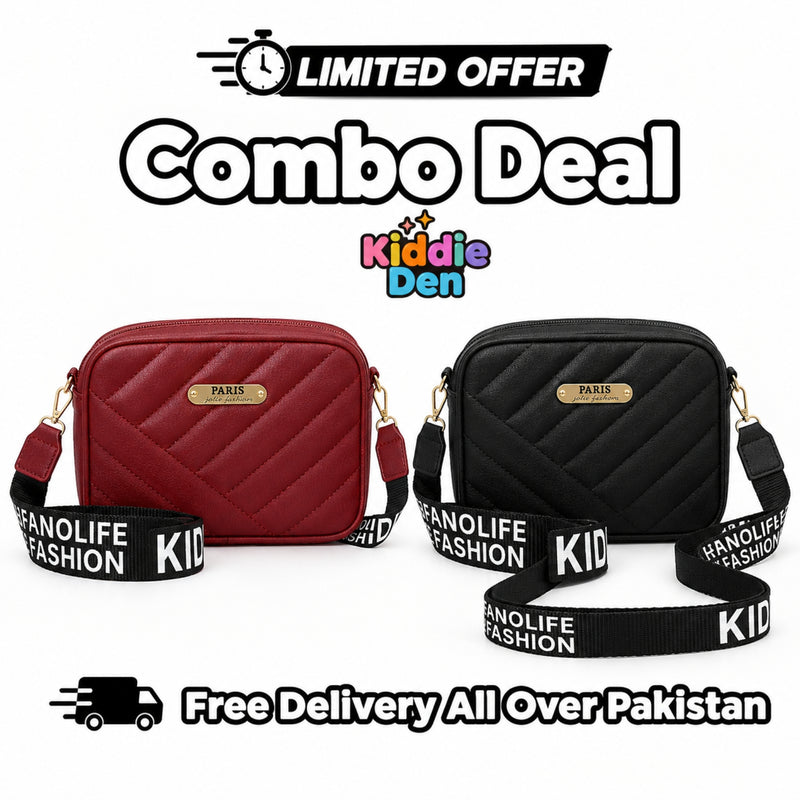 Combo Deal 2 Trendy Party Bags For women