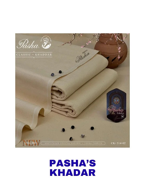 PASHA’S – KHADDAR PURE Winter Unstitched Heavyweight 514-02