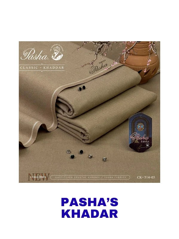 PASHA’S – KHADDAR PURE Winter Unstitched Heavyweight 514-03