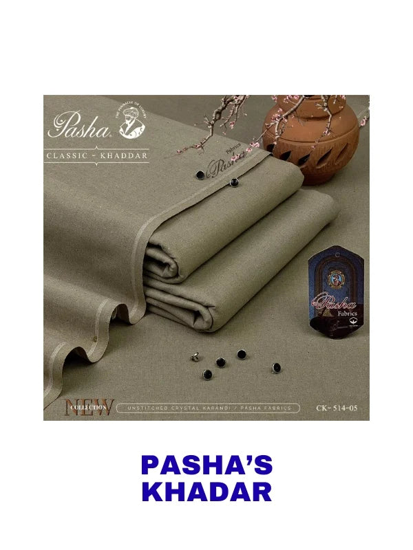 PASHA’S – KHADDAR PURE Winter Unstitched Heavyweight 514-05