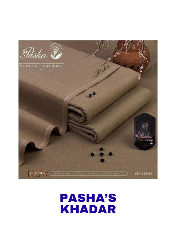 PASHA’S – KHADDAR PURE Winter Unstitched Heavyweight 514-09