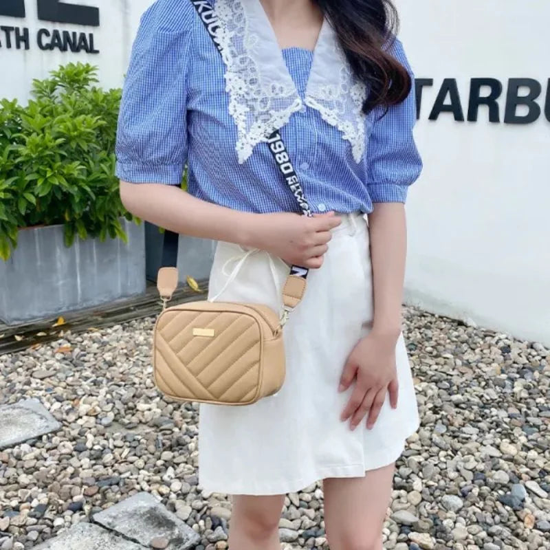 Aura Cream Leather Handbag for Girls & Women