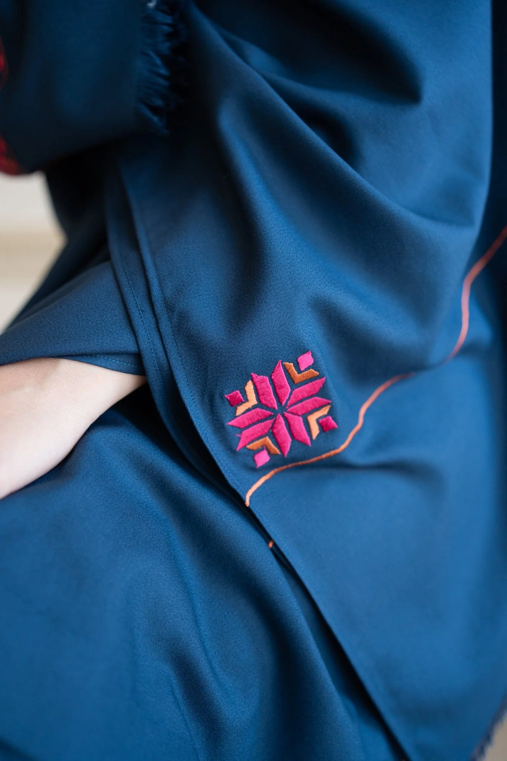 Phulkari Dhanak 3 Piece Winter Collection | Dyed Suit with Embroidered Shawl